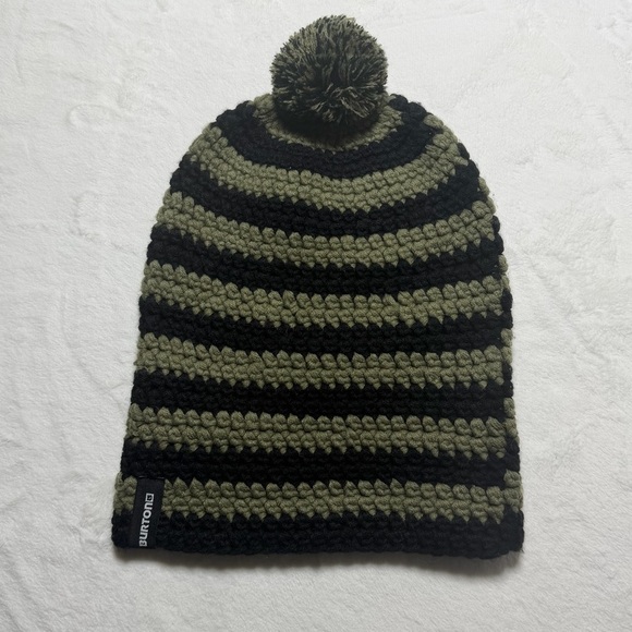 Burton Accessories - Burton‎ Black and Olive Knit Beanie
